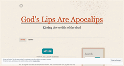 Desktop Screenshot of godslips.wordpress.com