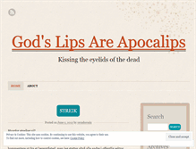 Tablet Screenshot of godslips.wordpress.com