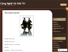 Tablet Screenshot of congnghegiaitri.wordpress.com