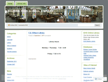 Tablet Screenshot of ellisonlibrary.wordpress.com