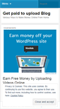 Mobile Screenshot of igetpaidtouploads.wordpress.com