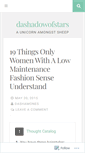 Mobile Screenshot of dashamones.wordpress.com