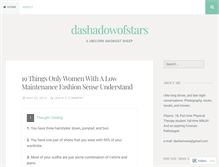Tablet Screenshot of dashamones.wordpress.com