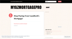 Desktop Screenshot of myazmortgagepro.wordpress.com