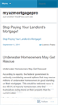 Mobile Screenshot of myazmortgagepro.wordpress.com