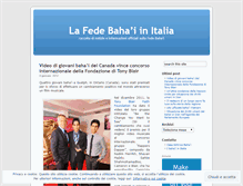 Tablet Screenshot of lafedebahaiinitalia.wordpress.com