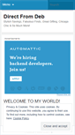 Mobile Screenshot of directfromdeb.wordpress.com