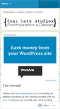 Mobile Screenshot of dearkatestudios.wordpress.com