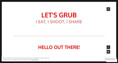 Desktop Screenshot of letsgrub.wordpress.com