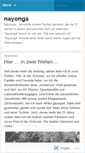 Mobile Screenshot of nayonga.wordpress.com