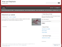 Tablet Screenshot of brianandstephanie.wordpress.com