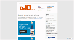 Desktop Screenshot of dediez.wordpress.com