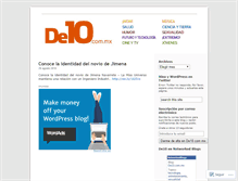 Tablet Screenshot of dediez.wordpress.com