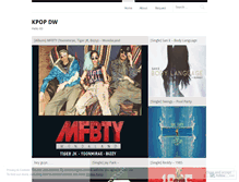 Tablet Screenshot of kpopdw.wordpress.com