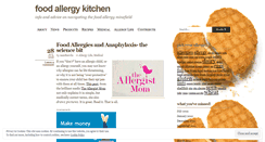 Desktop Screenshot of foodallergykitchen.wordpress.com