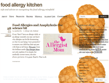 Tablet Screenshot of foodallergykitchen.wordpress.com