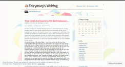 Desktop Screenshot of fairymary.wordpress.com