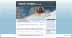 Desktop Screenshot of experienceskiquebec.wordpress.com