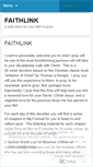 Mobile Screenshot of faithlink.wordpress.com
