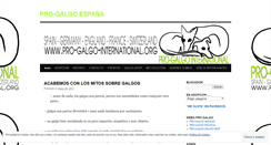 Desktop Screenshot of progalgospain.wordpress.com