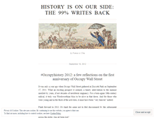 Tablet Screenshot of historyisonourside.wordpress.com
