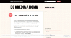 Desktop Screenshot of historiagriegaromana.wordpress.com