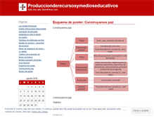 Tablet Screenshot of produccionderecursosymedioseducativos.wordpress.com