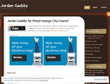 Tablet Screenshot of jordangadsby.wordpress.com