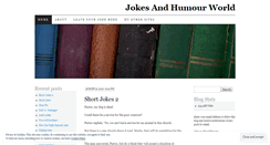 Desktop Screenshot of jokesandhumourworld.wordpress.com