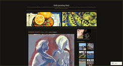 Desktop Screenshot of 1dailypainting.wordpress.com