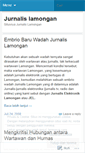 Mobile Screenshot of jurnalislamongan.wordpress.com