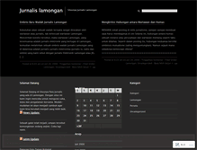 Tablet Screenshot of jurnalislamongan.wordpress.com