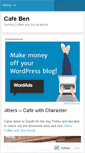 Mobile Screenshot of cafeben.wordpress.com