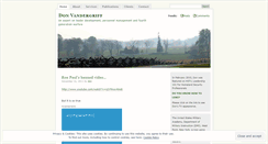 Desktop Screenshot of donvandergriff.wordpress.com