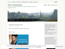 Tablet Screenshot of donvandergriff.wordpress.com