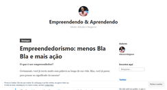 Desktop Screenshot of empreendendoaprendendo.wordpress.com