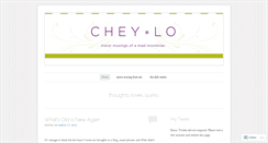 Desktop Screenshot of cheylo.wordpress.com