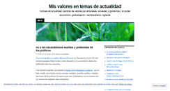 Desktop Screenshot of misvalores.wordpress.com