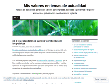 Tablet Screenshot of misvalores.wordpress.com