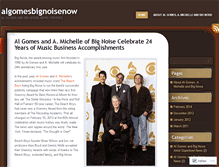 Tablet Screenshot of algomesbignoisenow.wordpress.com