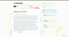 Desktop Screenshot of amarisb.wordpress.com