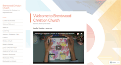 Desktop Screenshot of brentwoodchristianchurch.wordpress.com