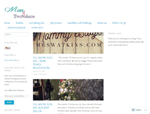 Tablet Screenshot of momoftwosalums.wordpress.com