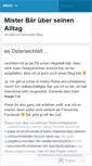 Mobile Screenshot of misterbaer.wordpress.com