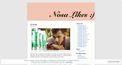 Desktop Screenshot of nosalikes.wordpress.com