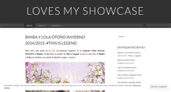 Desktop Screenshot of lovesmyshowcase.wordpress.com