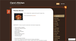 Desktop Screenshot of cookingwithclare.wordpress.com