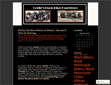 Tablet Screenshot of blackbikerexperience.wordpress.com
