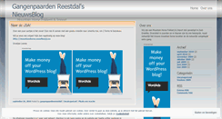 Desktop Screenshot of gangenpaardenreestdal.wordpress.com