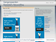 Tablet Screenshot of gangenpaardenreestdal.wordpress.com